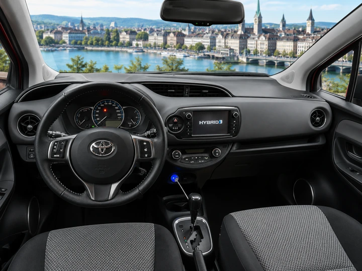 Toyota Yaris Hybrid, Innenraum